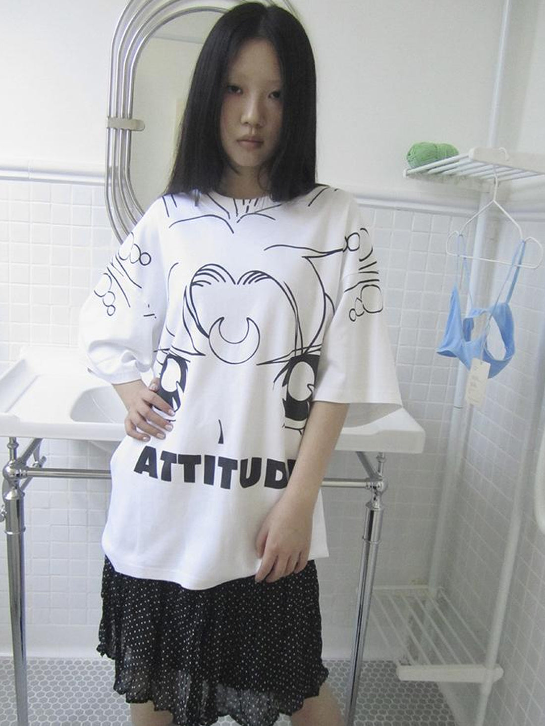 Updateang project Anime Graphic Summer Design Loose Fit Short Sleeve Tee Women