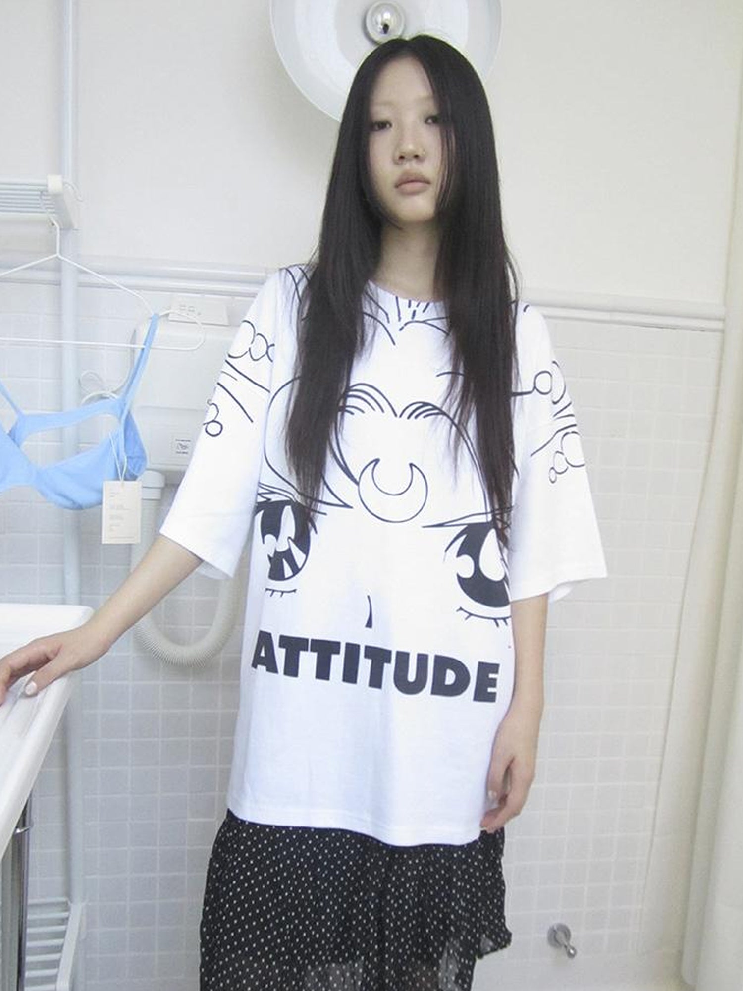 Updateang project Anime Graphic Summer Design Loose Fit Short Sleeve Tee Women