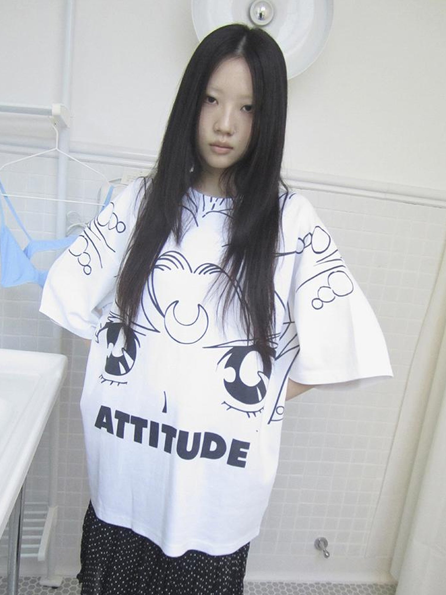 Updateang project Anime Graphic Summer Design Loose Fit Short Sleeve Tee Women