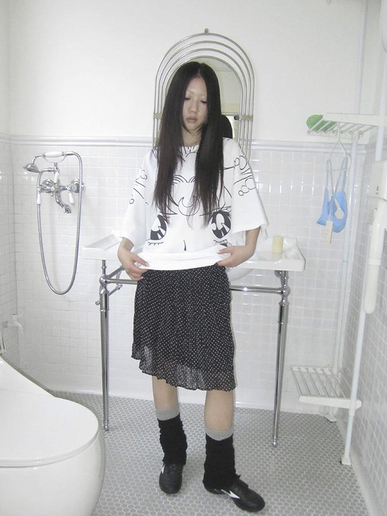 Updateang project Anime Graphic Summer Design Loose Fit Short Sleeve Tee Women