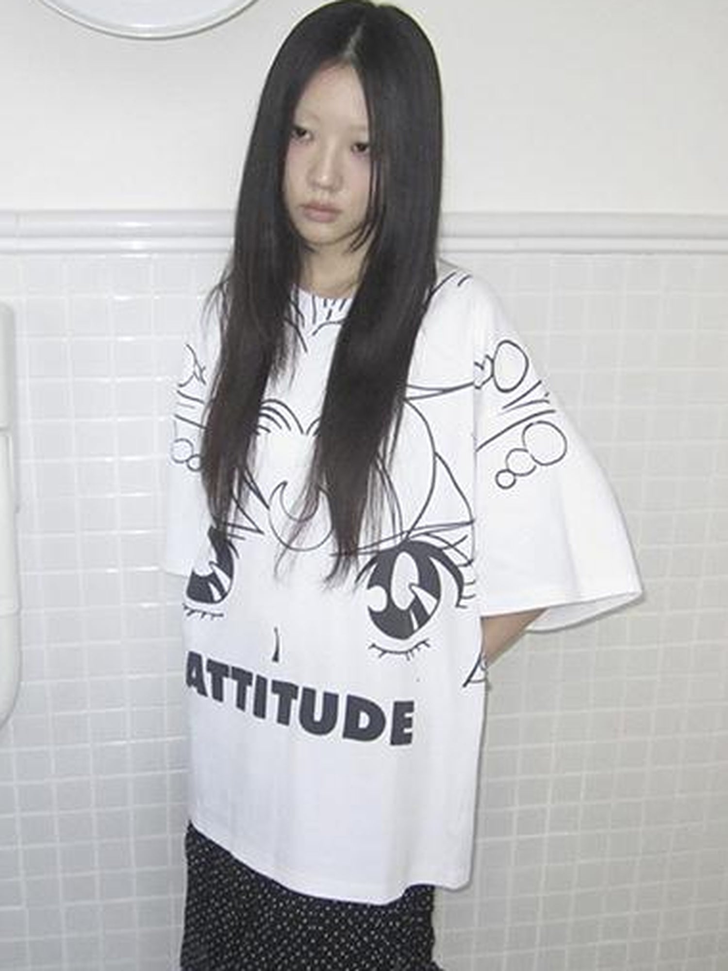 Updateang project Anime Graphic Summer Design Loose Fit Short Sleeve Tee Women