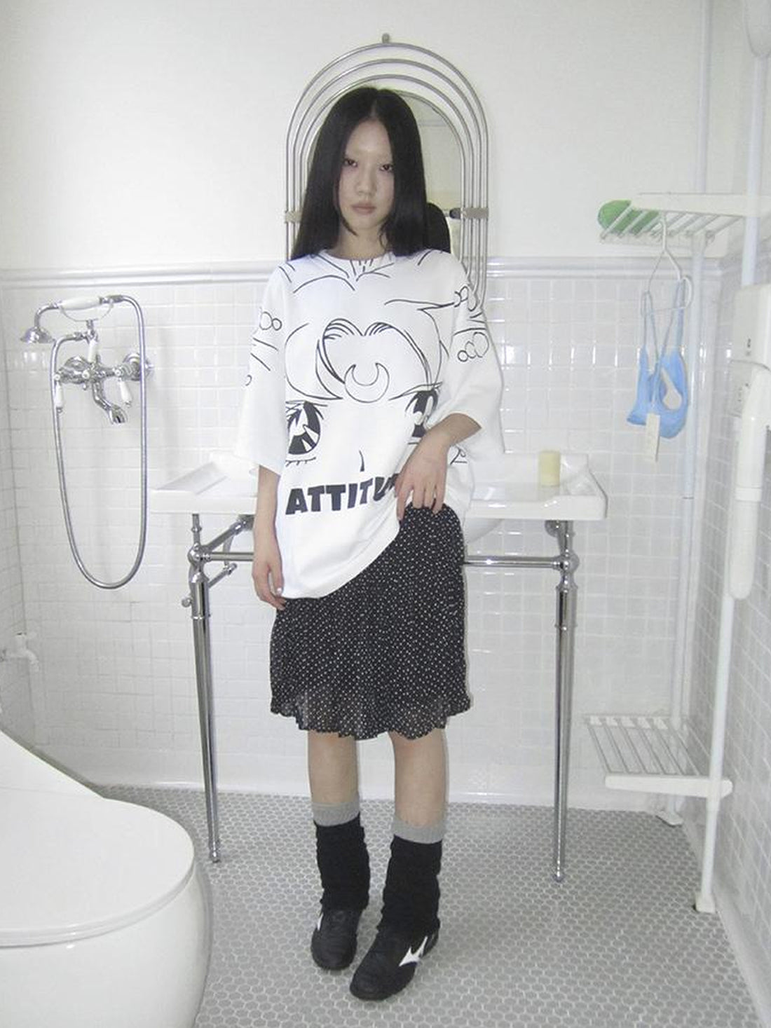 Updateang project Anime Graphic Summer Design Loose Fit Short Sleeve Tee Women