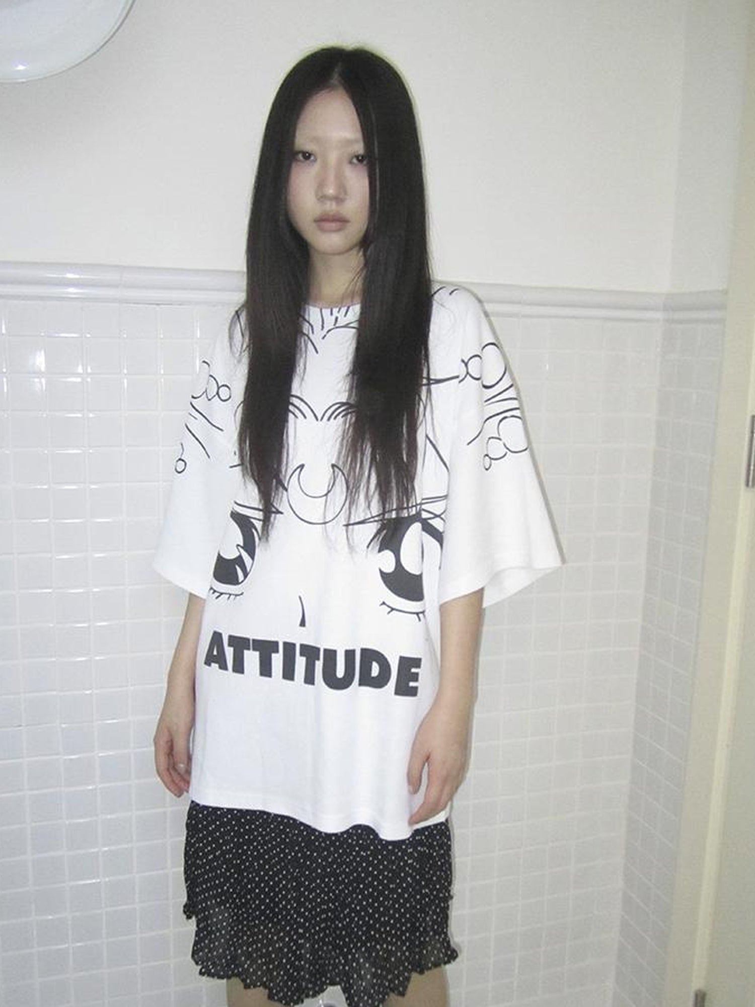 Updateang project Anime Graphic Summer Design Loose Fit Short Sleeve Tee Women