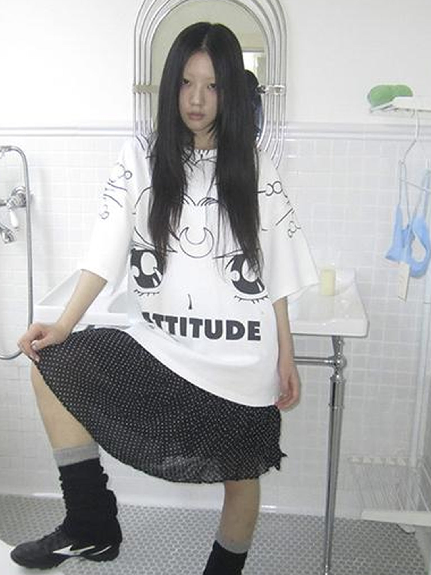 Updateang project Anime Graphic Summer Design Loose Fit Short Sleeve Tee Women
