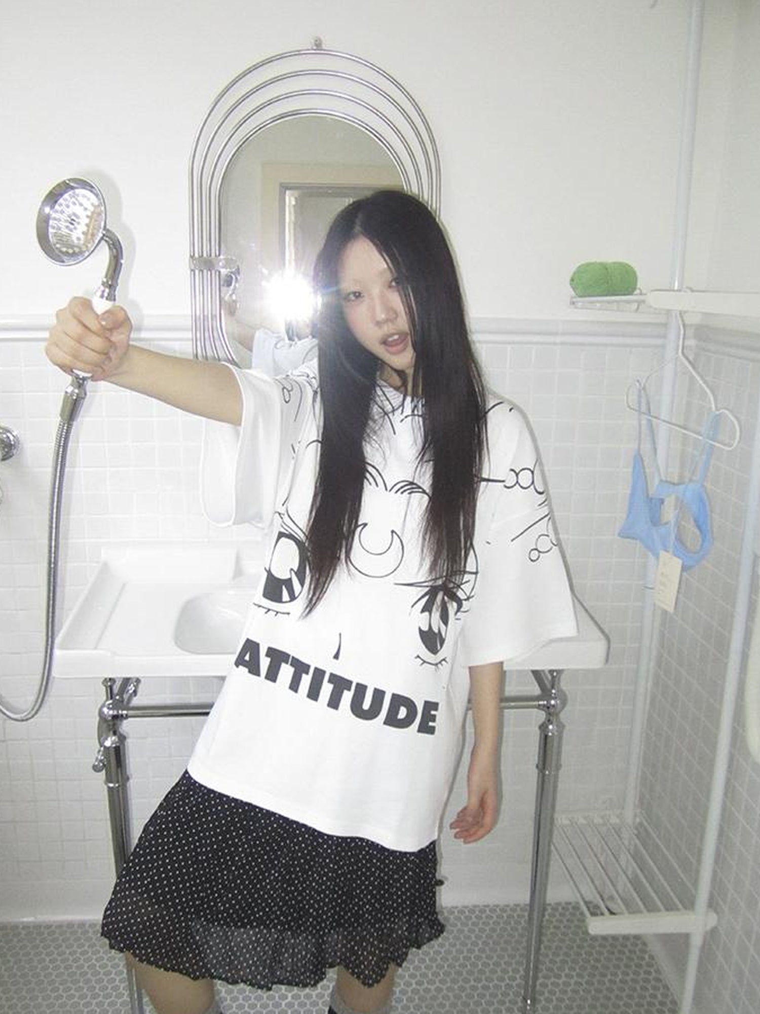 Updateang project Anime Graphic Summer Design Loose Fit Short Sleeve Tee Women