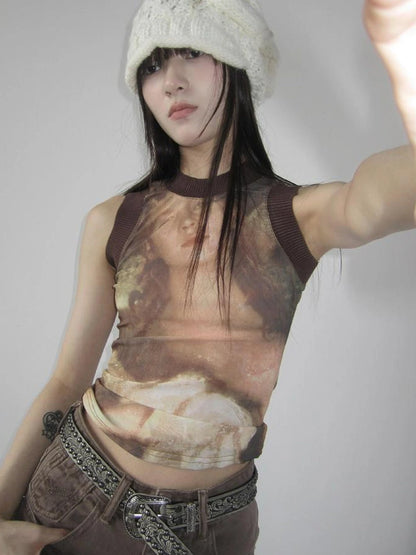 Antique Y2K Embossed Silver Gray Studded Belt