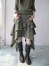 ang_project_Army_Green_Torn_Edge_Layered_Asymmetrical_High_Waist_Workwear_Women&