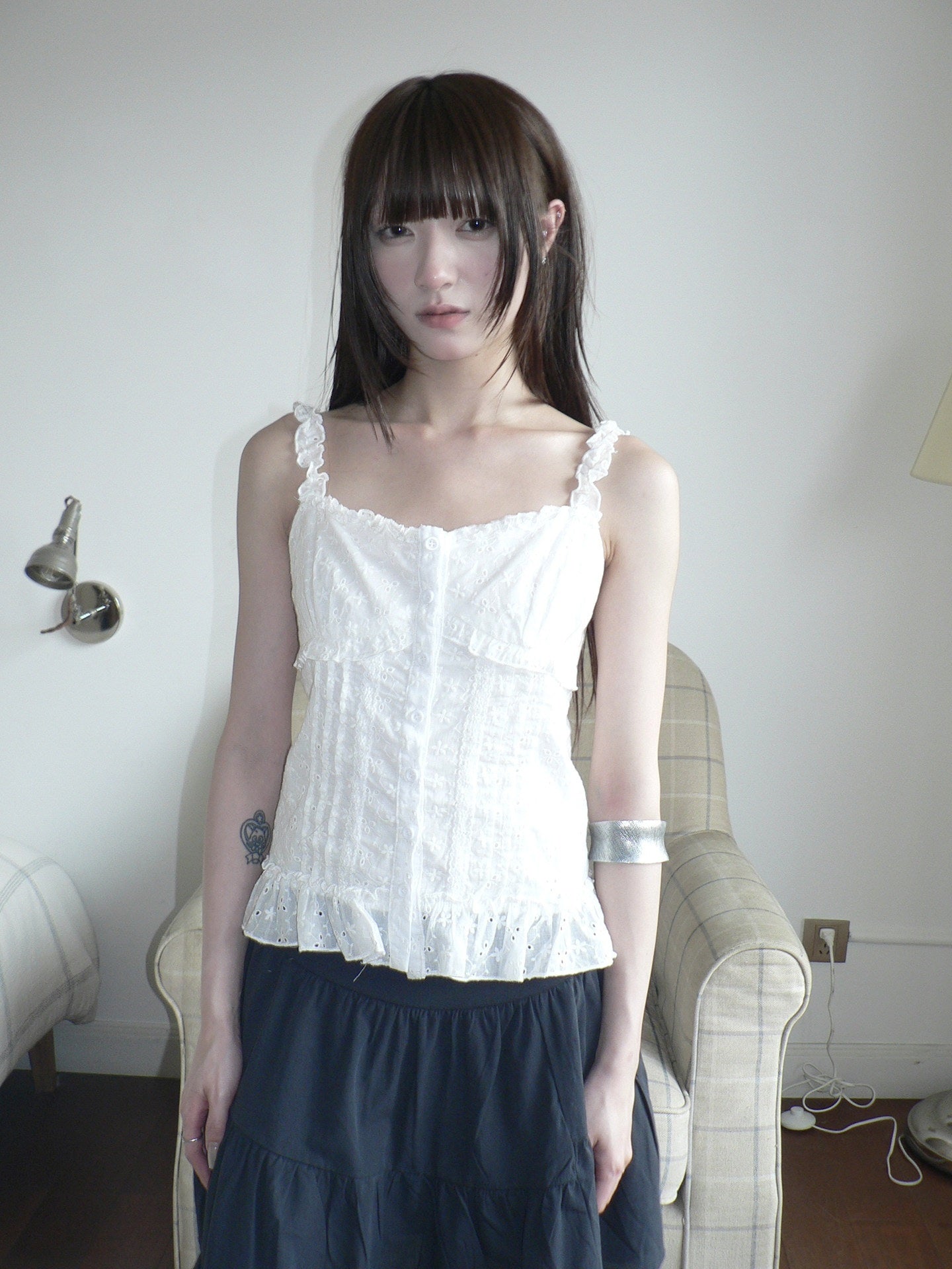 ang_project_Asian_Vintage_Cutout_Lace_Panel_Ruffle_Edge_Waist_Women&