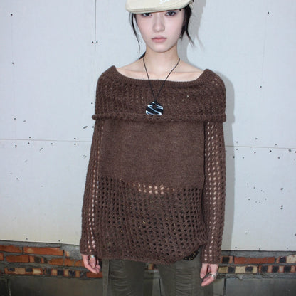 ang_project_Asymmetric_Shoulder_Distressed_Knit_Sweater_MISSTT