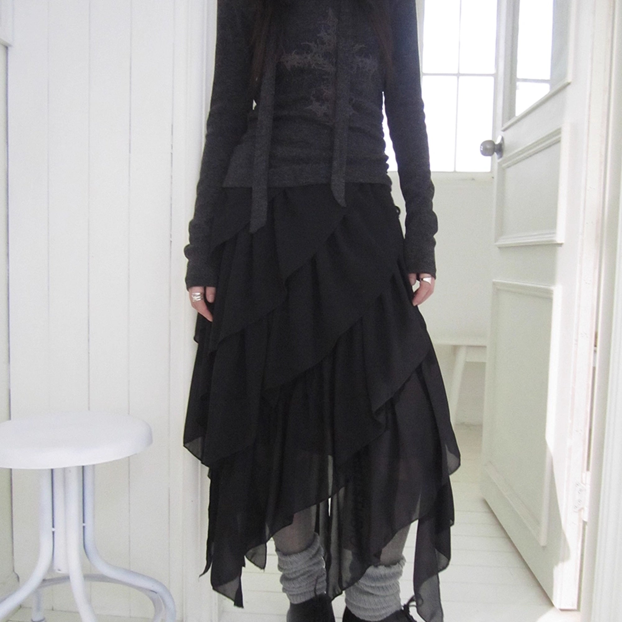 ang_project_Asymmetrical_Chiffon_A_Line_Skirt_MISSTT