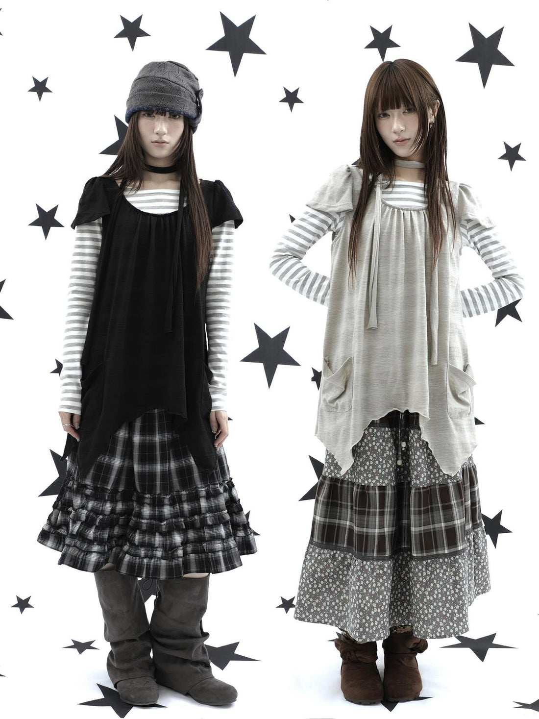 ang project Asymmetrical Layered Pocket Scarf Women&