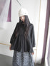 ang_project_Black_Vintage_Spliced_Round_Neck_Thin_Long_Sleeve_Women&