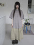 ang_project_Blue_Brown_Plaid_Colorblock_Loose_Women&