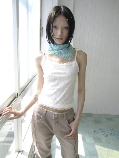 ang project Blue Green Patchwork Floral Decorative Women&
