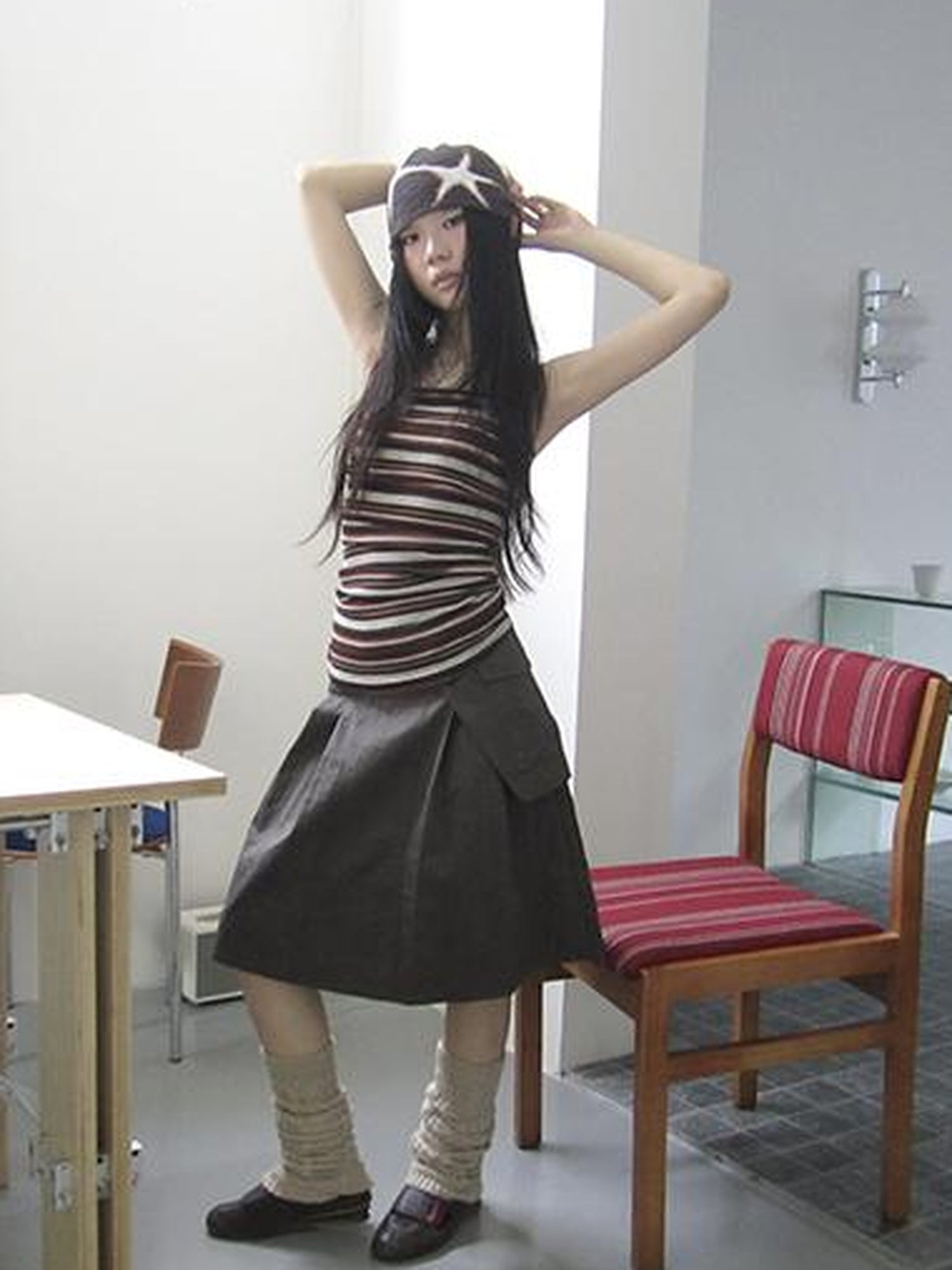 Updateang project Bohemian Stripe Brown Tube Top