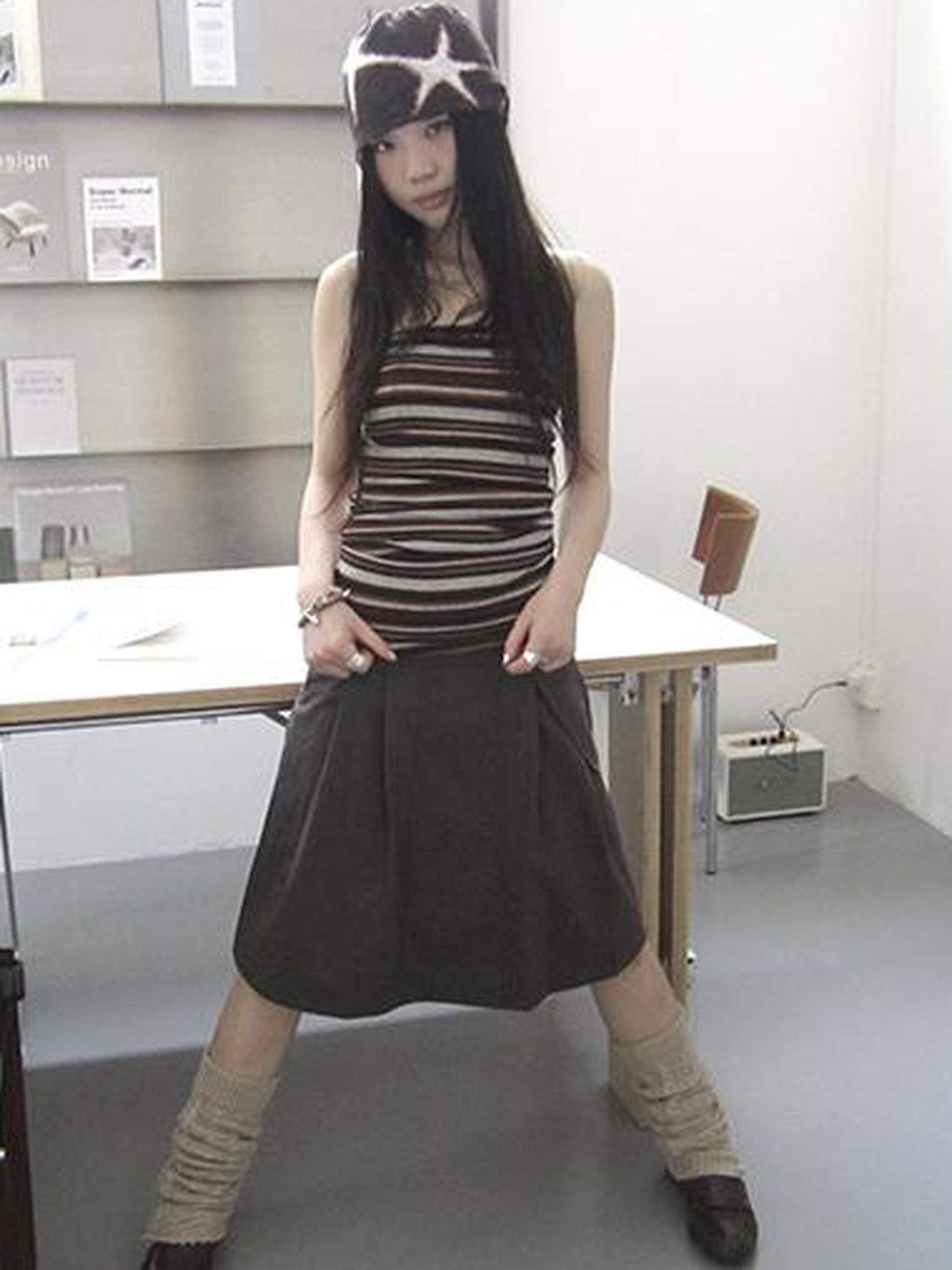 Updateang project Bohemian Stripe Brown Tube Top