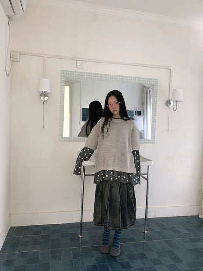 ang project Breathable Cutout Commuter Loose Fit Women Casual Solid One Size T-Shirt