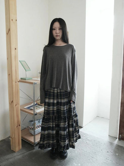 ang project Classic Fit Stretch Cotton Long Sleeve T-shirt T-shirt