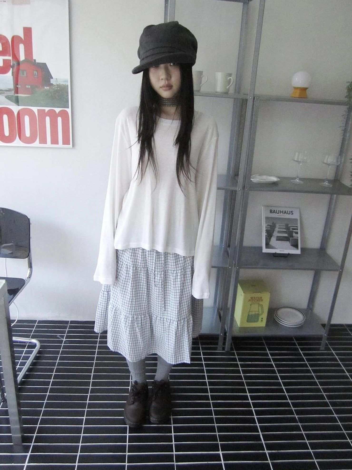 ang project Classic Fit Stretch Cotton Long Sleeve T-shirt T-shirt