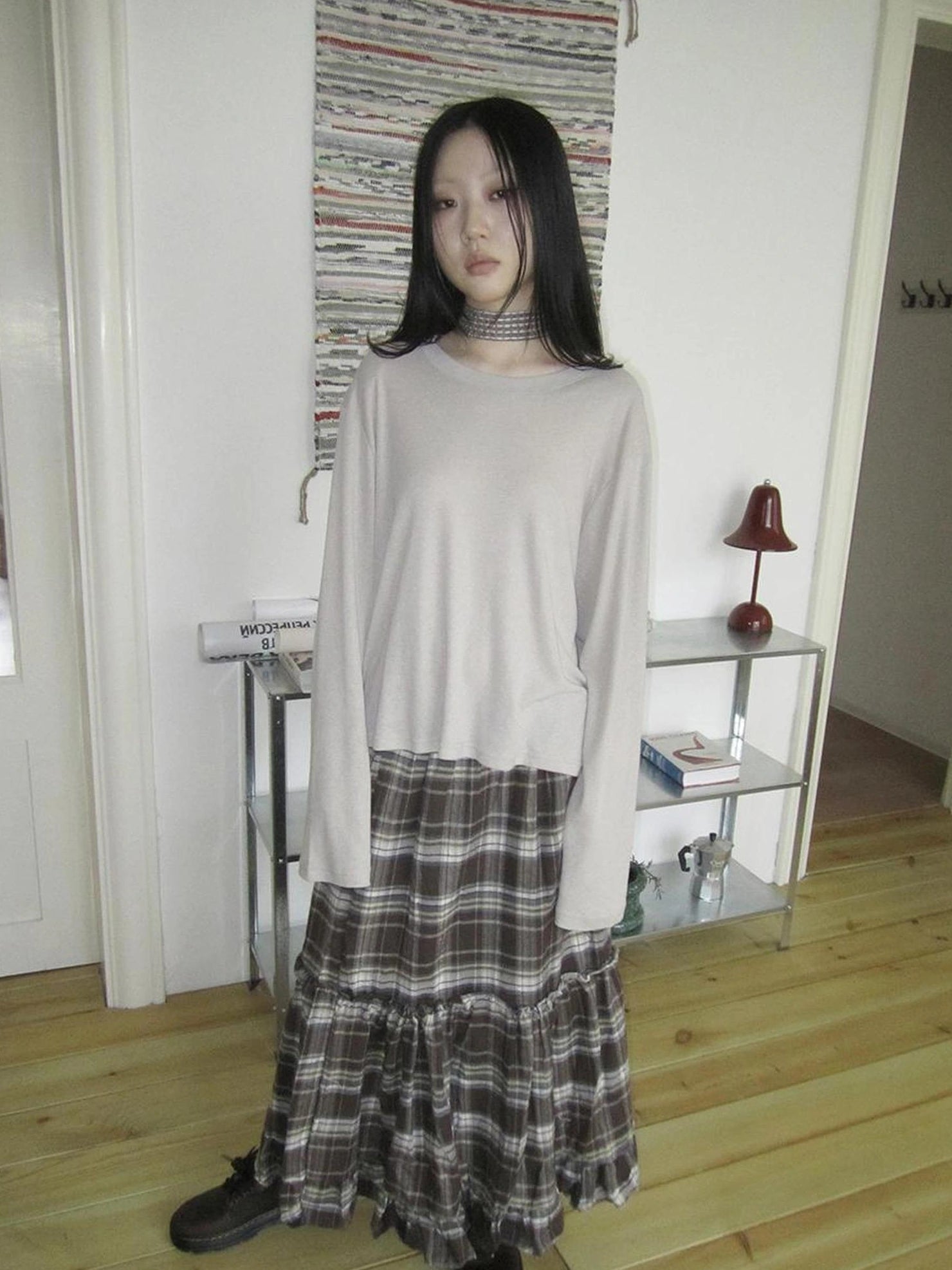 ang project Classic Fit Stretch Cotton Long Sleeve T-shirt T-shirt