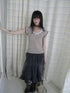 ang_project_Contrast_Striped_U_Neck_Flutter_Sleeve_Women&