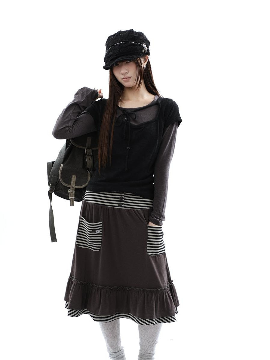 ang project Cropped Textured Drawstring Slim Women&