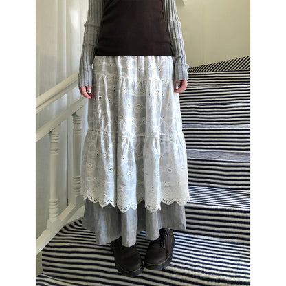 ang_project_Cutout_Embroidered_Lace_Trim_Layered_Tie_Waist_Women&