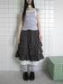 ang_project_Dark_Gray_Lace_Cutout_Patchwork_Elastic_Waist_Women&