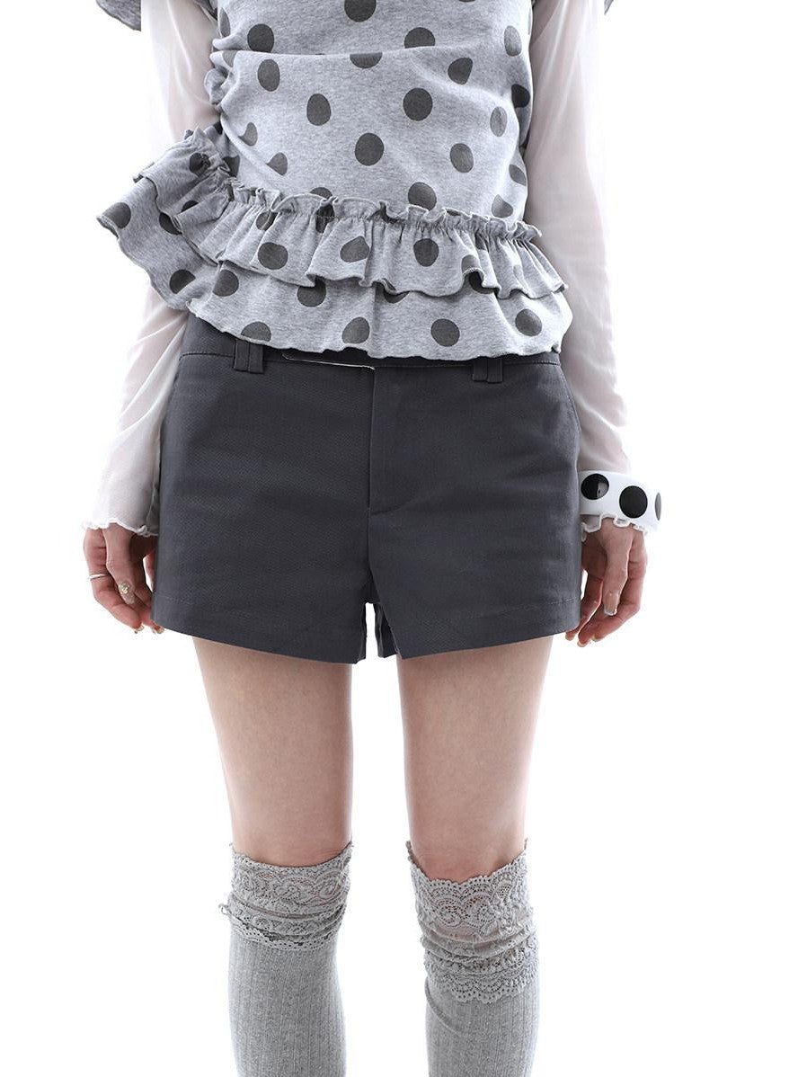 ang project Deep Gray Single Button Slimming Straight Women&