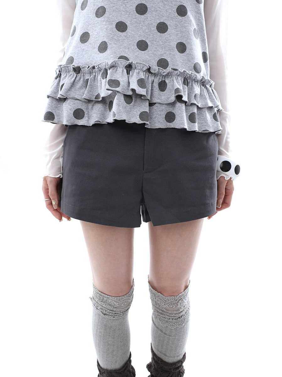 ang project Deep Gray Single Button Slimming Straight Women&