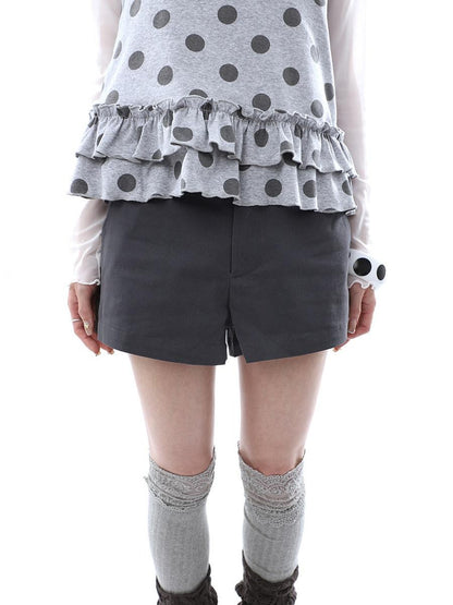 ang project Deep Gray Single Button Slimming Straight Women&