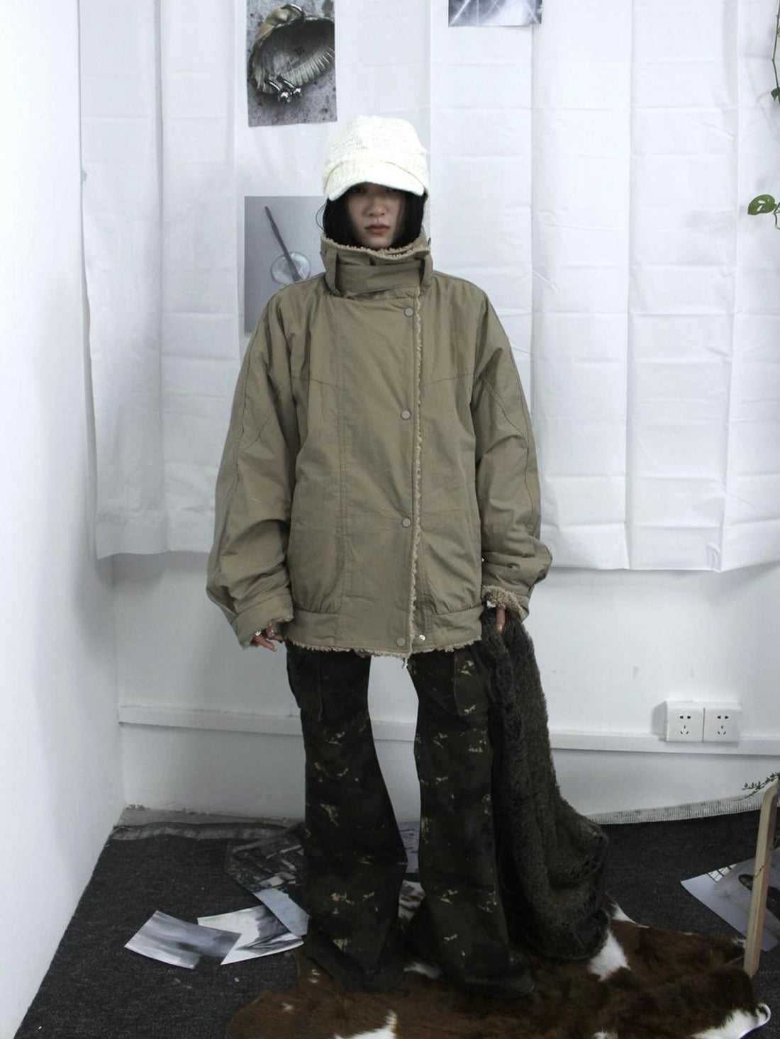 ang project Designer Fit Workwear Style Fleece Jacket Padded Jacket