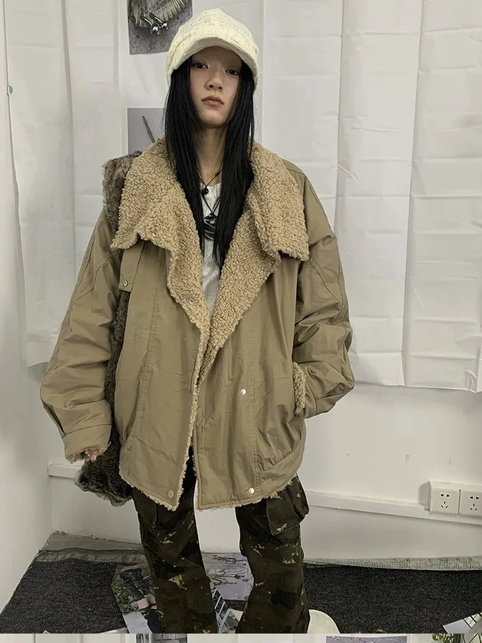 ang project Designer Fit Workwear Style Fleece Jacket Padded Jacket