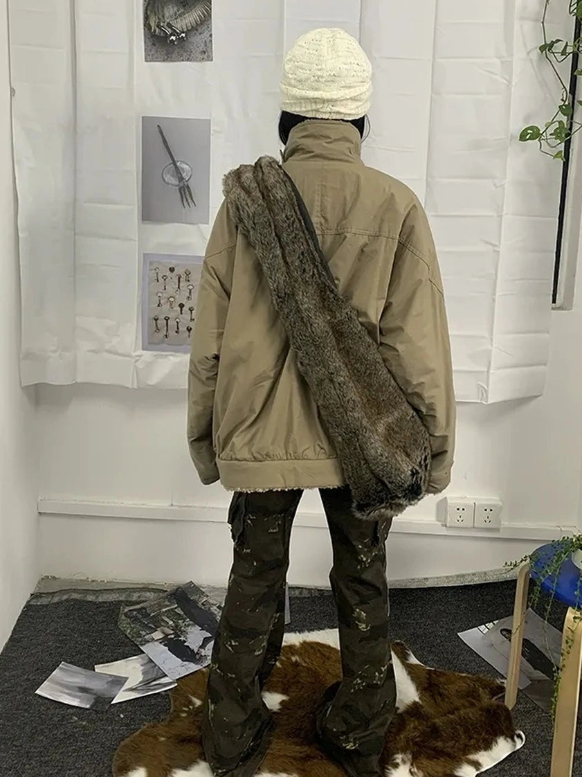 ang project Designer Fit Workwear Style Fleece Jacket Padded Jacket