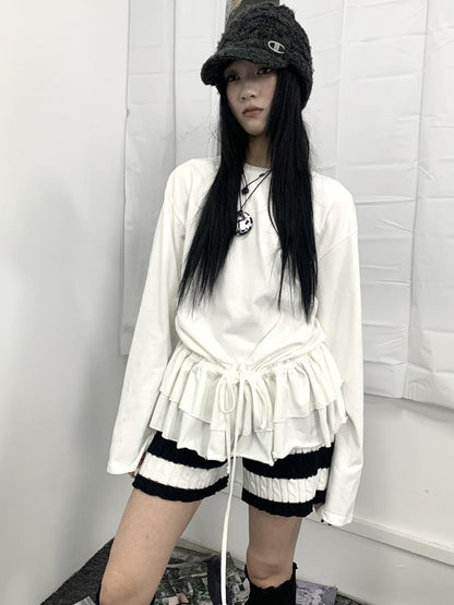 ang project Detachable Faux Fur Collar Loose Thickened Jacket