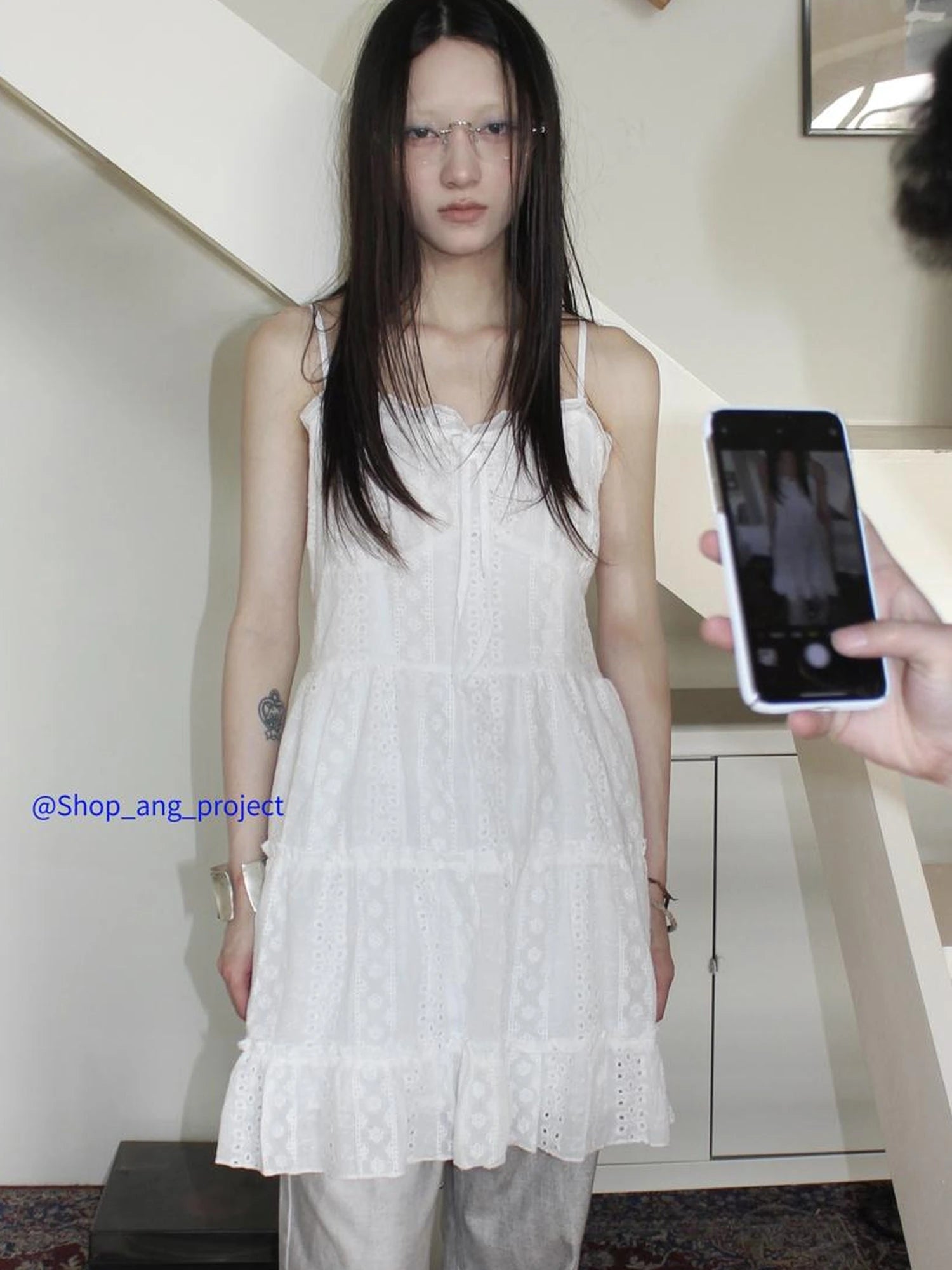 Distressed Hooded Crop Top With Off Shoulder Cutouts