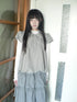 ang_project_Doll_Collar_Three_Button_Bubble_Hem_Suede_Short_Sleeve_Solid_Women&
