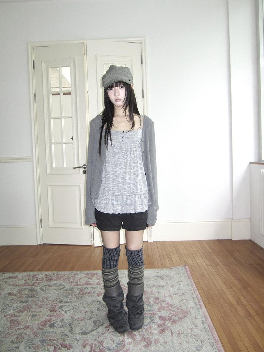 ang project Drawstring Color Block Long Sleeve Women&