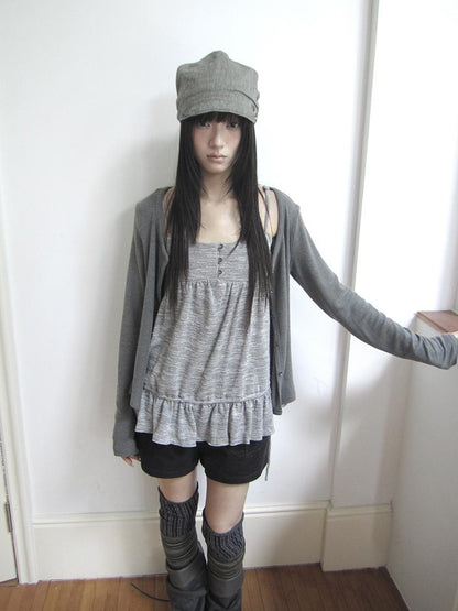 ang project Drawstring Color Block Long Sleeve Women&