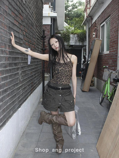 Duckpear Waist Skirt With Safety Shorts