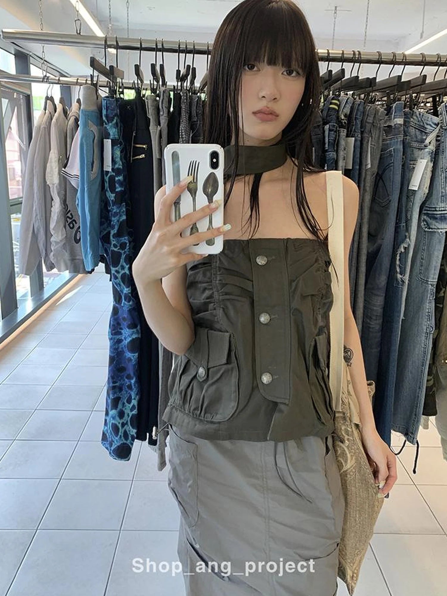 Duckpear Waist Skirt With Safety Shorts