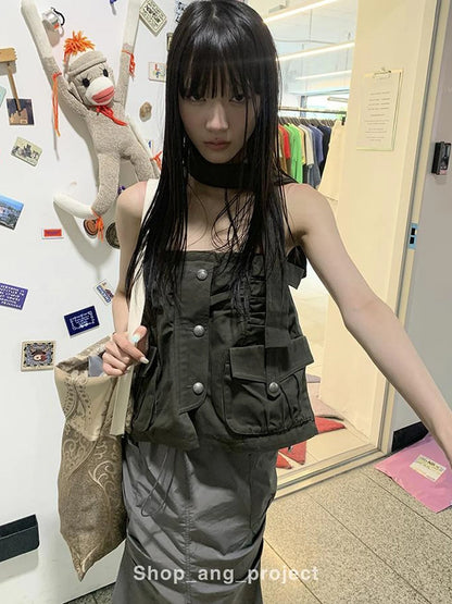 Duckpear Waist Skirt With Safety Shorts