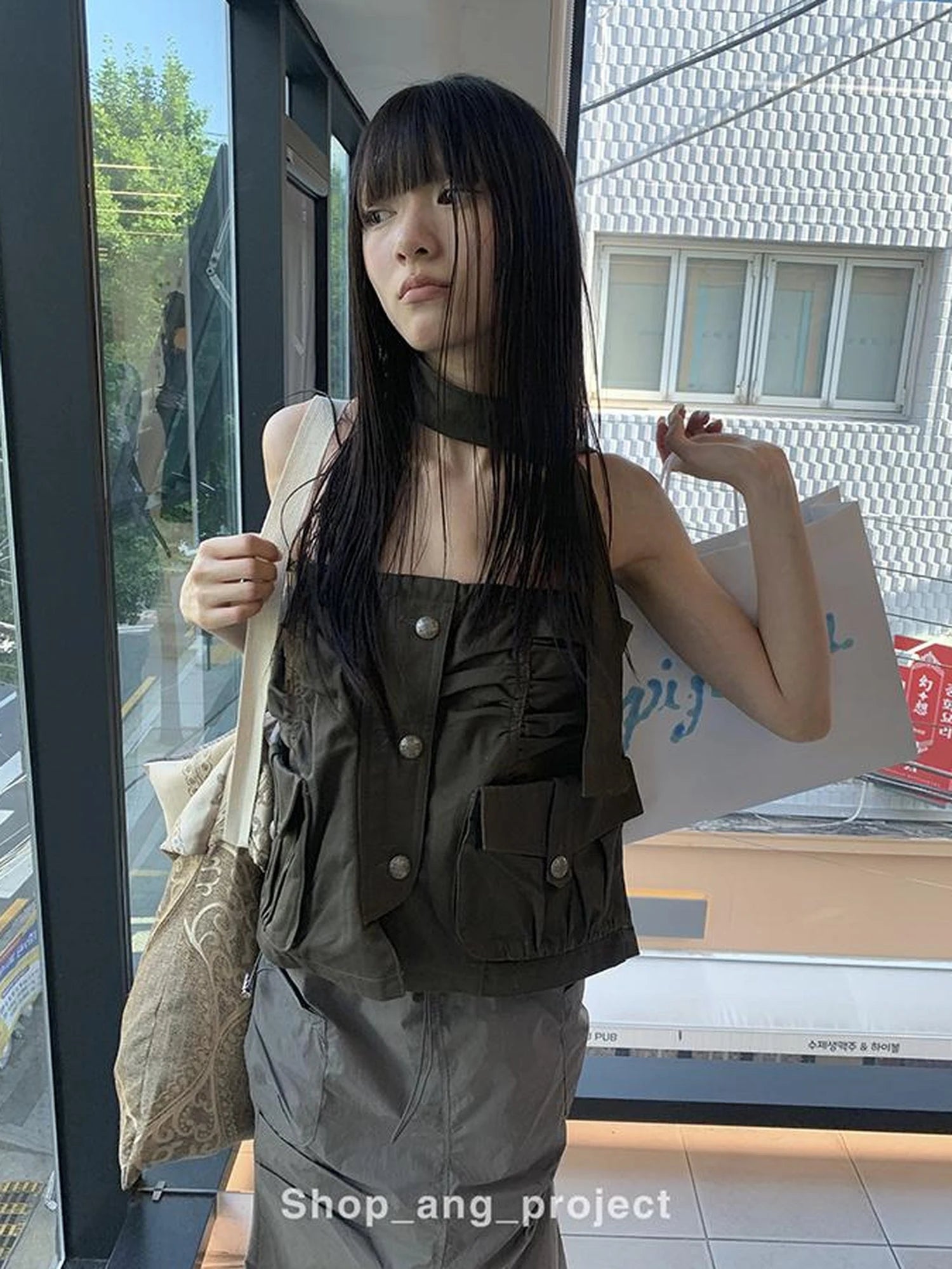 Duckpear Waist Skirt With Safety Shorts