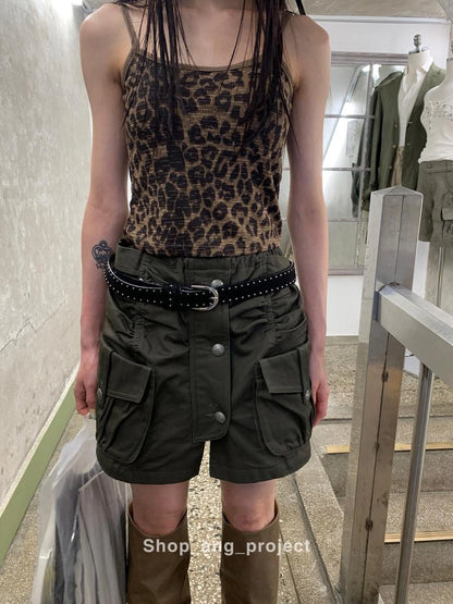 Duckpear Waist Skirt With Safety Shorts