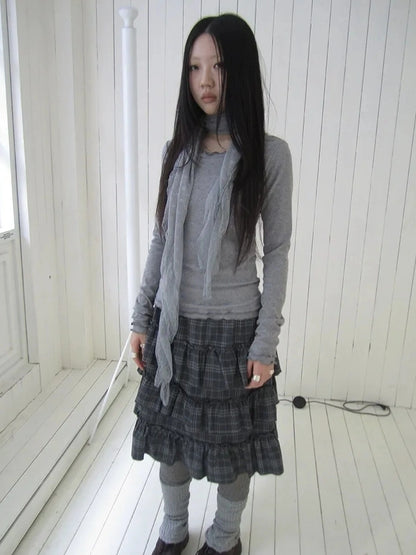 ang project Floral Lace Collar Ruffle Trim Blouse T-shirt