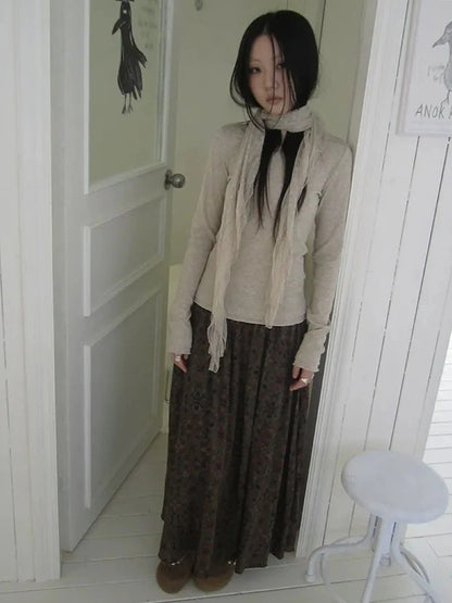 ang project Floral Lace Collar Ruffle Trim Blouse T-shirt