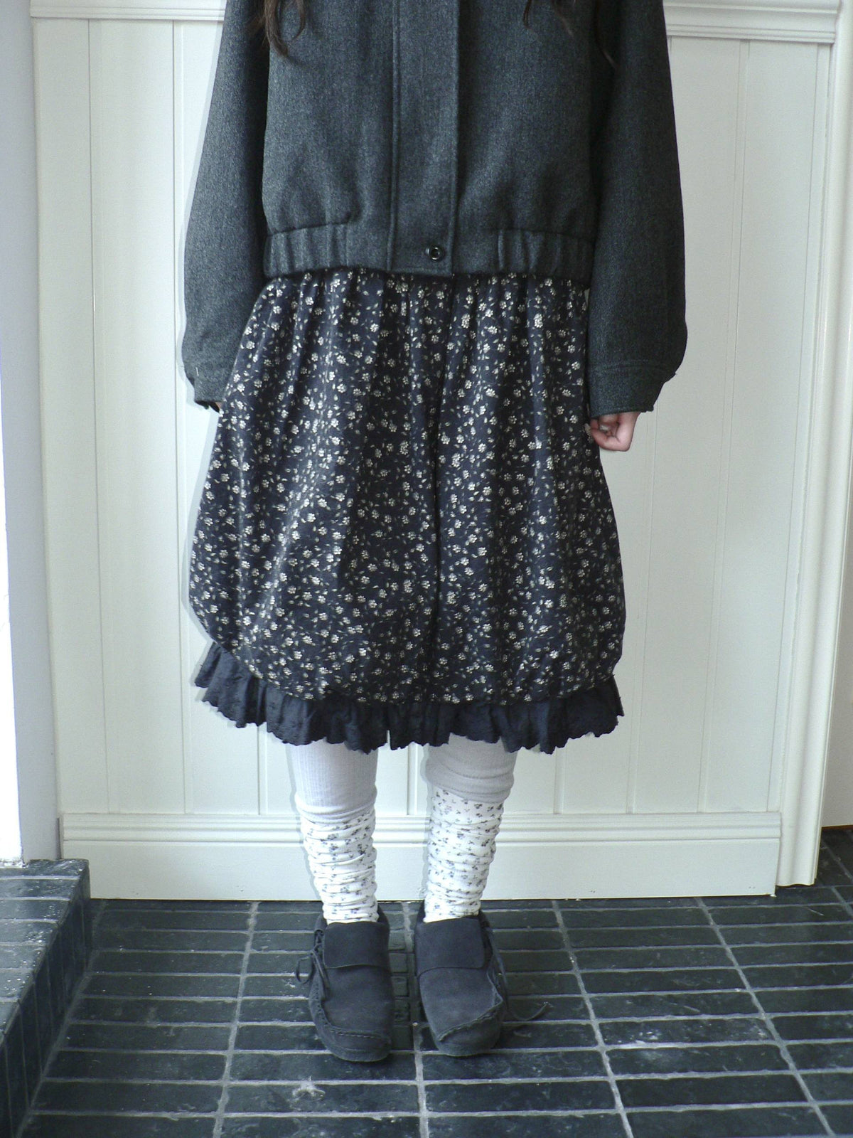 ang_project_Floral_Lace_Ruffle_Bubble_Hem_Cotton_Women&