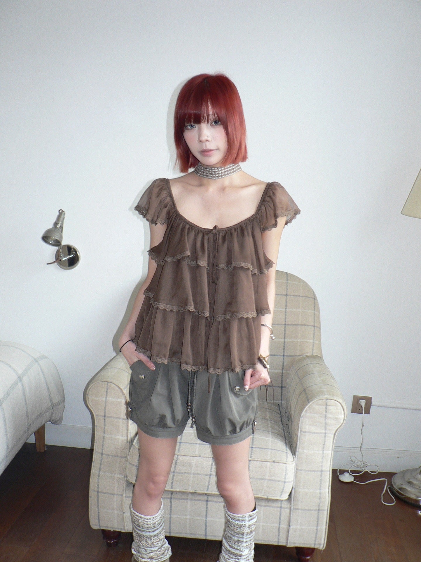 ang_project_Forest_Layered_Lace_Tie_Straight_Neckline_Flutter_Sleeve_Women&