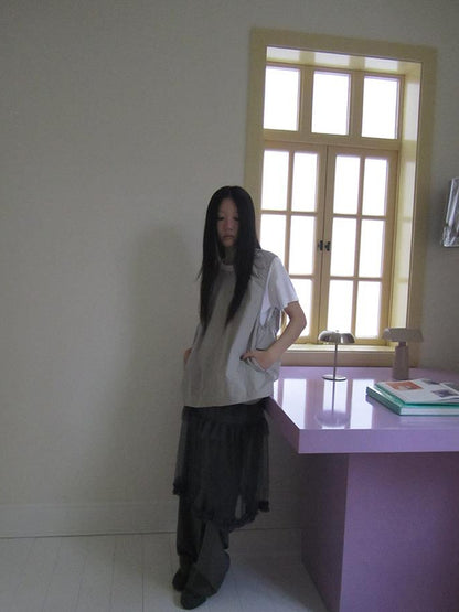 Updateang project Functional Summer Layering Vest Sleeveless