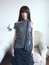 ang_project_Gray_Pleated_Asymmetric_Cinched_Waist_Tie_Sash_Women&